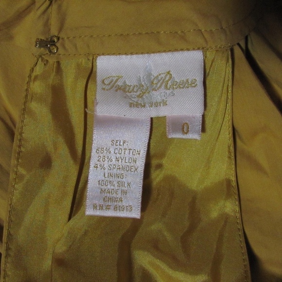Tracy Reese Dress Yellow Pouf Hem Size 0  SALE - Picture 4 of 4
